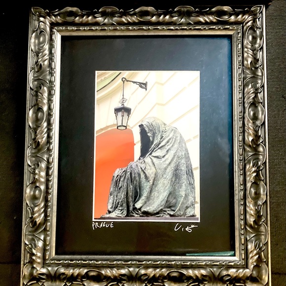 Custom Framed Grim Reaper Death Statue Art Prague - Picture 3 of 11